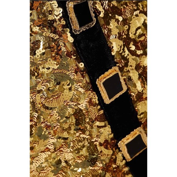 RAISA & VANESSA Sequinned Dress with Scallop Hem - Picture 5 of 10